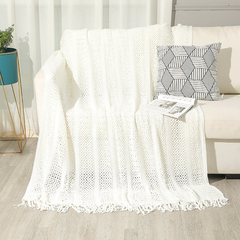 Ladies Large Knitted Blanket Bowlift
