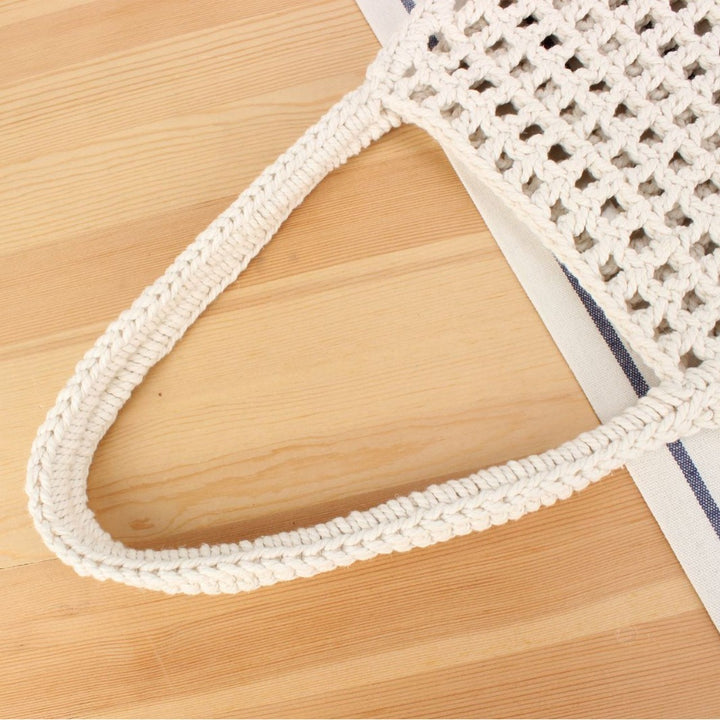 Large Hand-Knotted Tote Bag Bowlift