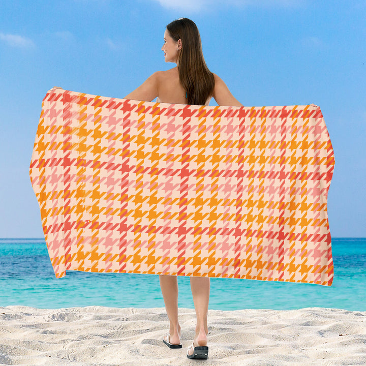 Beach towel with exclusive geometric pattern Bowlift