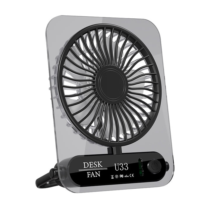 Women's portable desktop fan with flexible tilt Bowlift