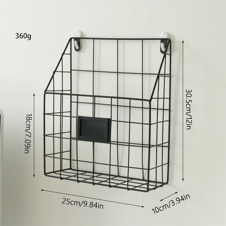Wall shelf with storage basket Bowlift