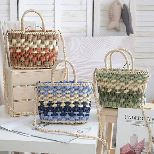 Basket bag with removable inner pocket Bowlift