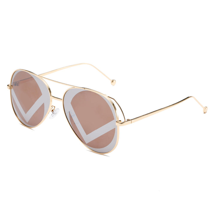 Ladies fashionable geometric sunglasses Bowlift