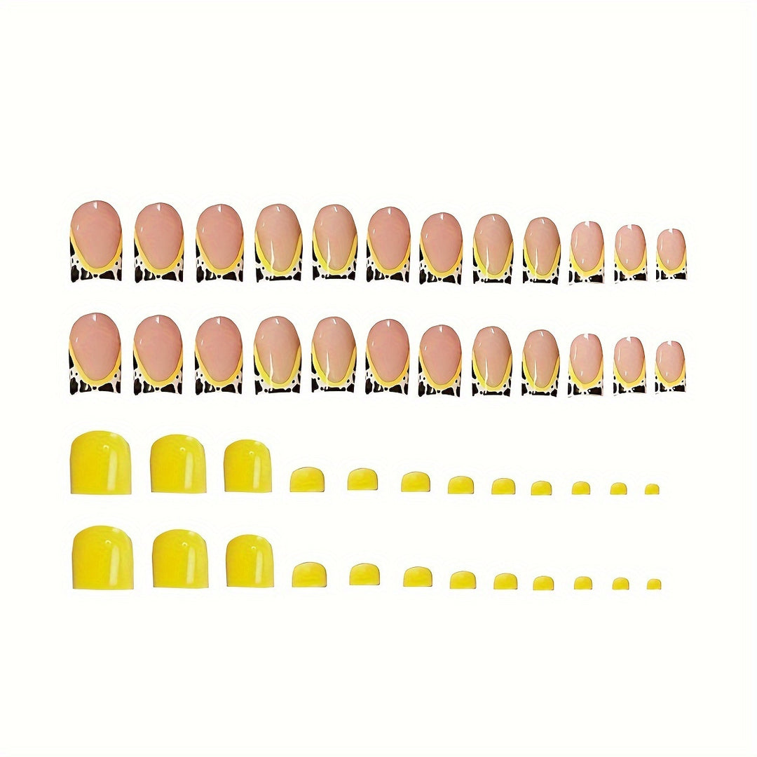 Stylish Press-On Nail Art Bowlift