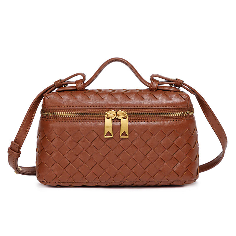 Luxury Woven Crossbody Handbag Bowlift