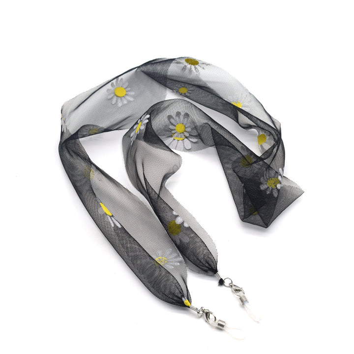 Floral Patterned Eyewear Chain Bowlift