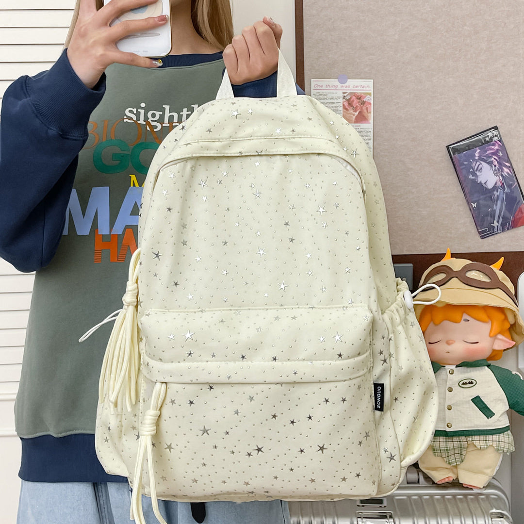 Star-Patterned Backpack