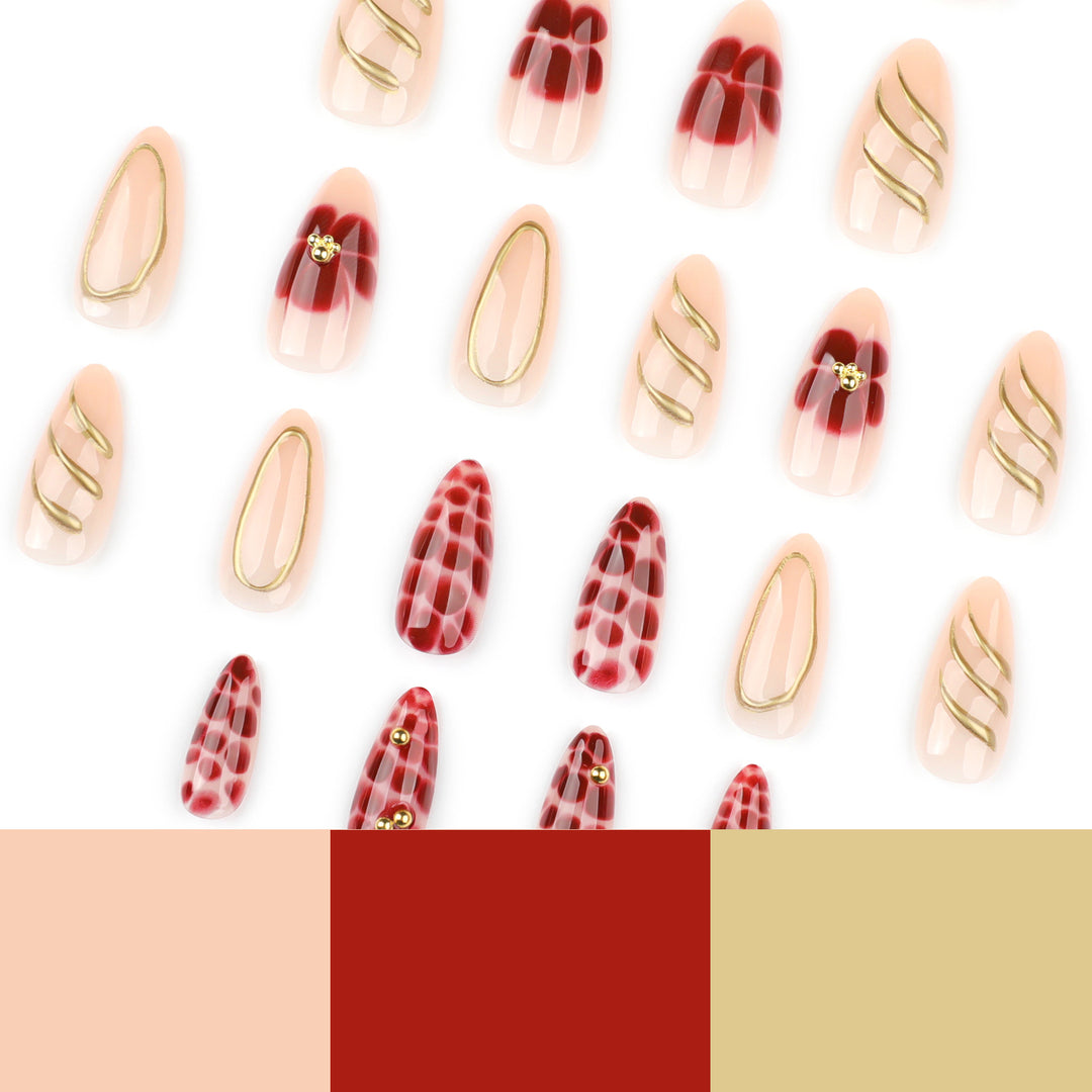 Artistic Nail Art with Elegant Embellishments Bowlift