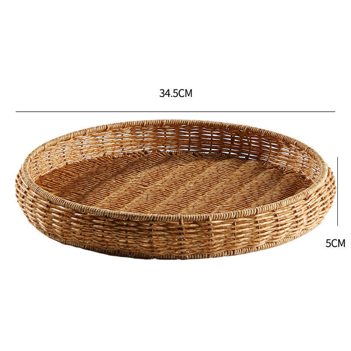 Handwoven Decorative Serving Tray Bowlift 1783754312