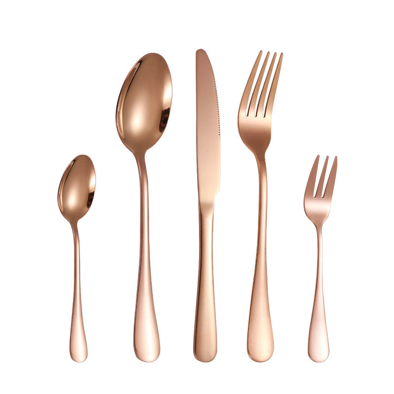 Elegant stainless steel cutlery set with ergonomic handle Bowlift