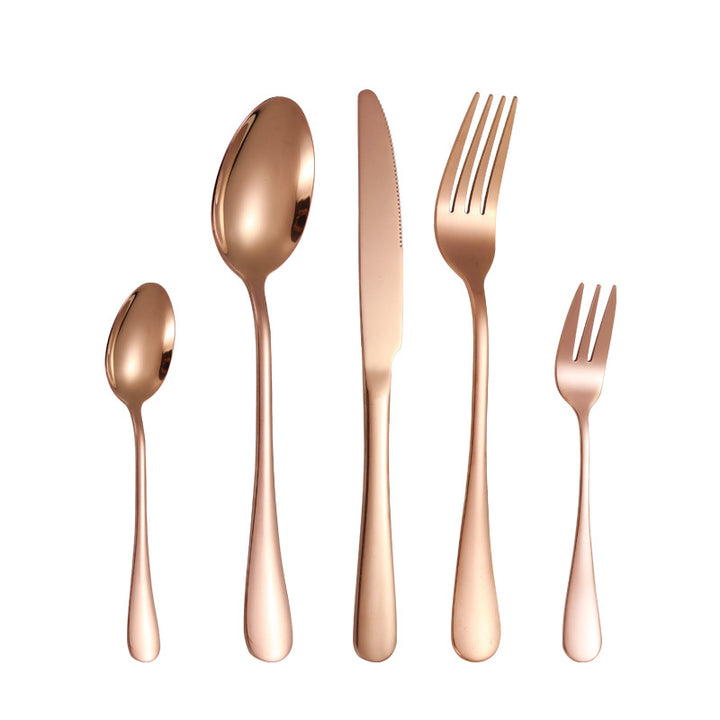 Elegant stainless steel cutlery set with ergonomic handle Bowlift