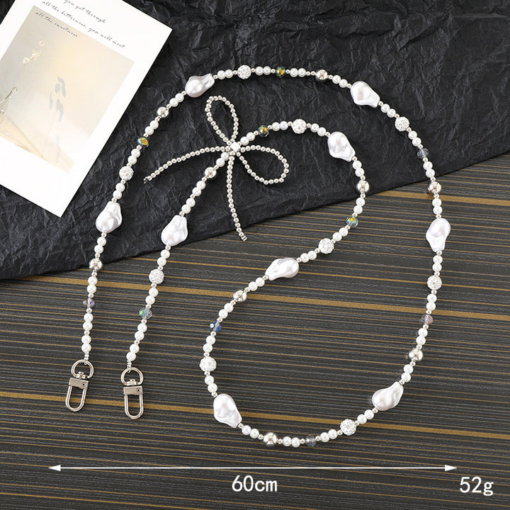 Elegant Pearl and Silver Necklace Bowlift