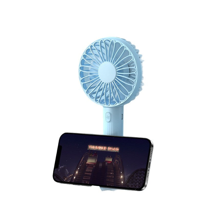 Portable table fan with USB charging and flexible adjustable tilt angle Bowlift