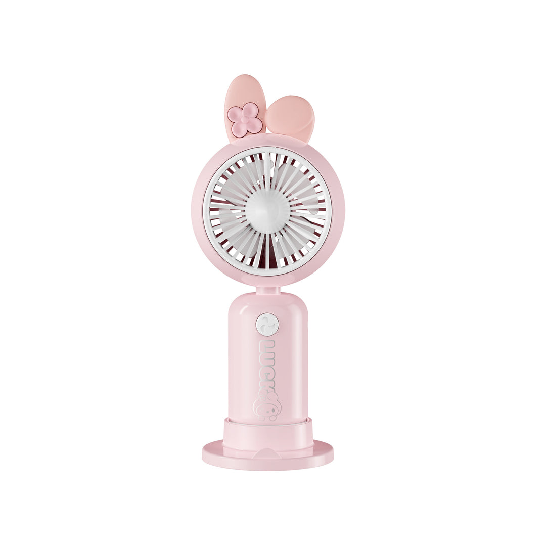 Women's portable handheld fan in playful rabbit design Bowlift