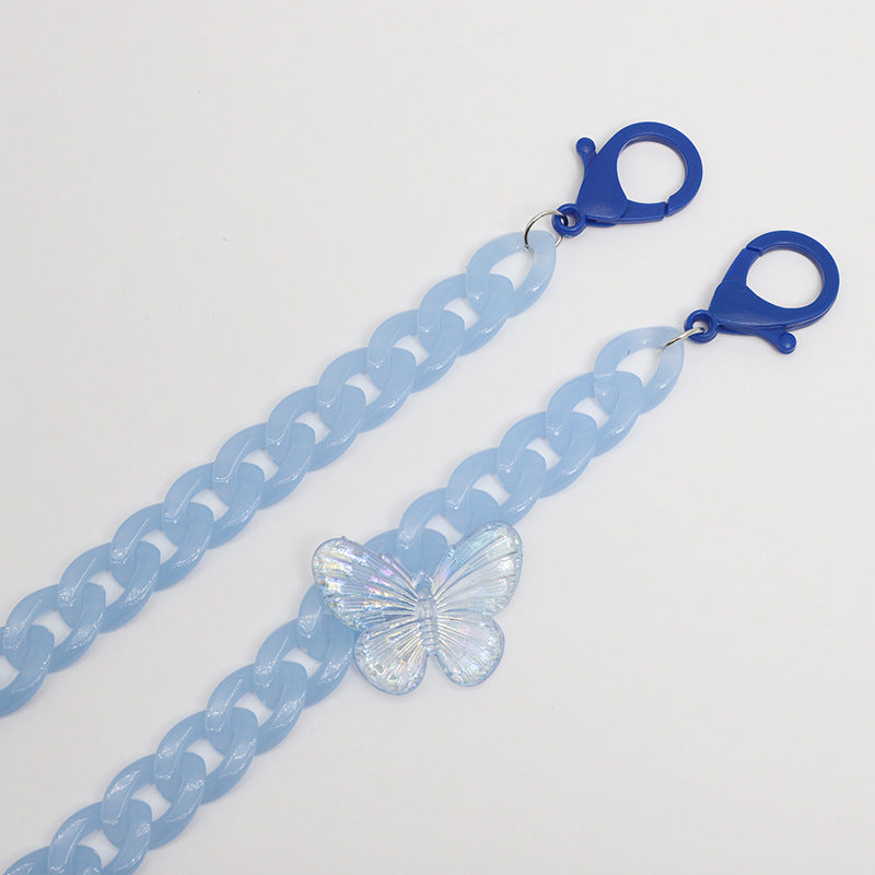 Decorative Butterfly Eyewear Chain Bowlift