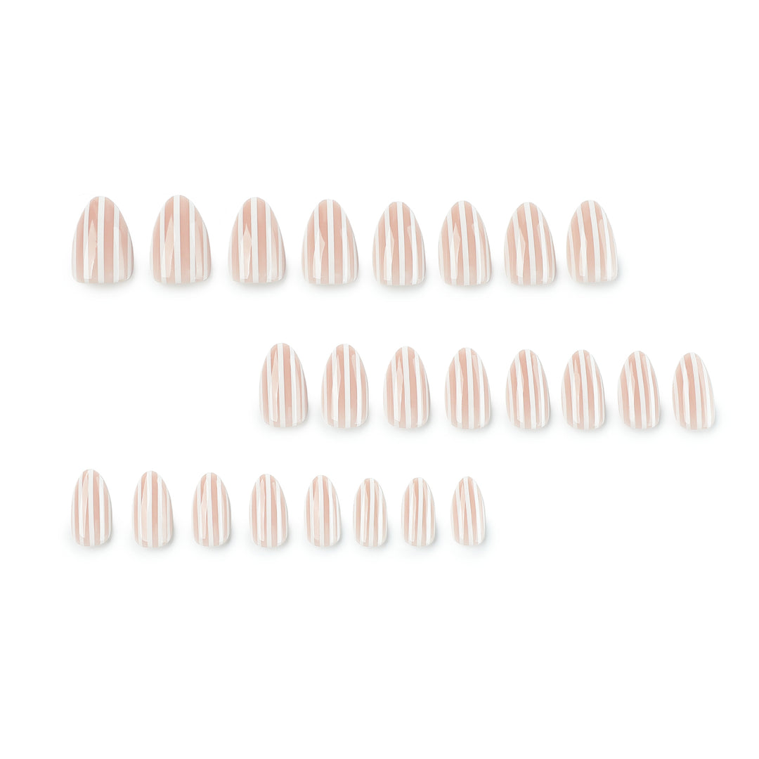Stylish nail art with elegant stripe patterns Bowlift