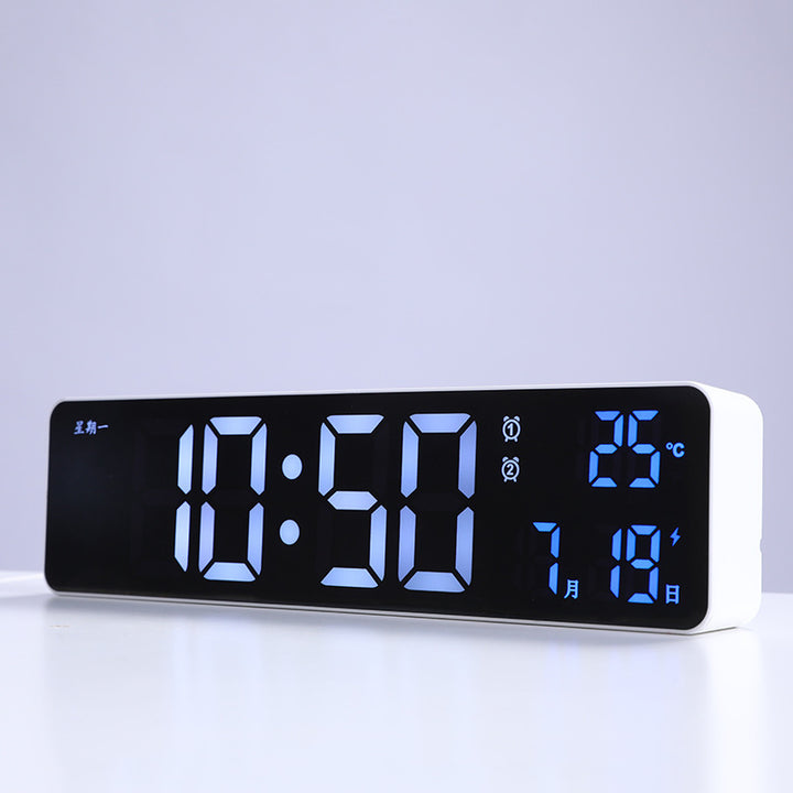 Digital alarm clock with temperature and date display Bowlift
