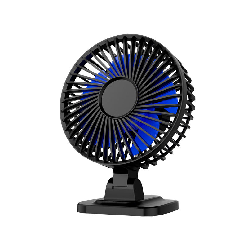 Women's portable table fan with adjustable tilt and LED backlighting Bowlift