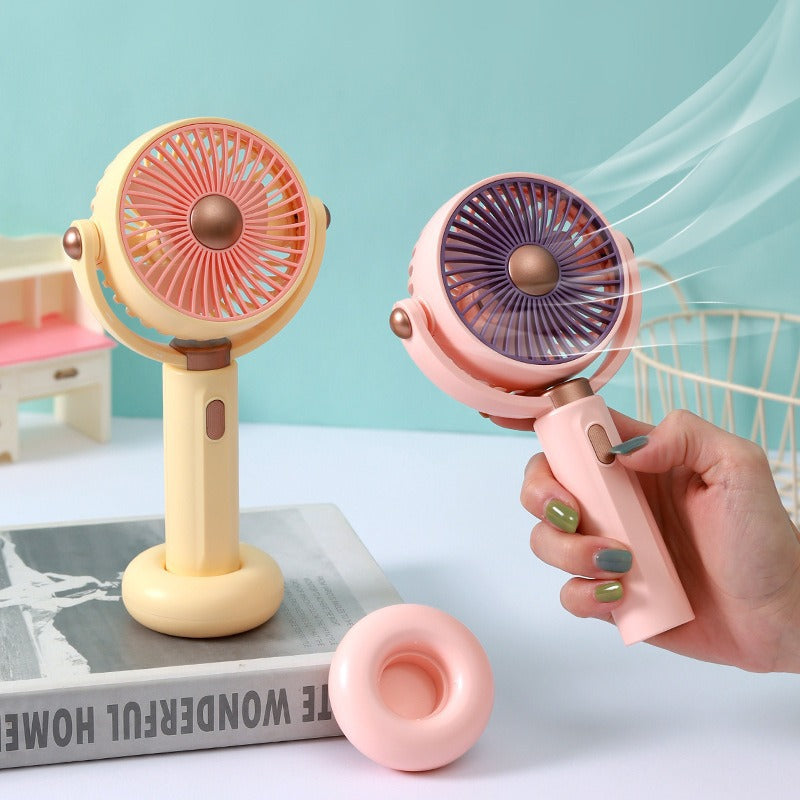 Ladies portable hand fan with modern design Bowlift
