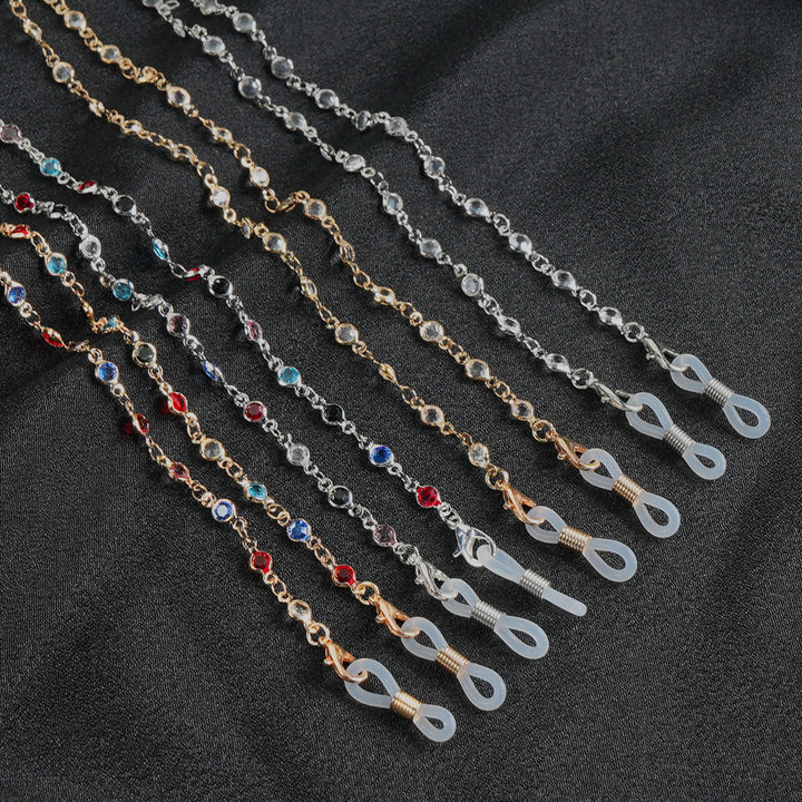 Stylish Gemstone Eyewear Chain Bowlift