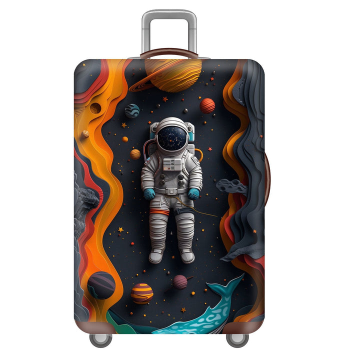 Unisex Hard Shell Suitcase with Dreamy Landscape Design Bowlift