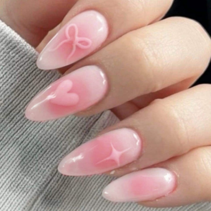Artistic Ombre Press-On Nails Set Bowlift