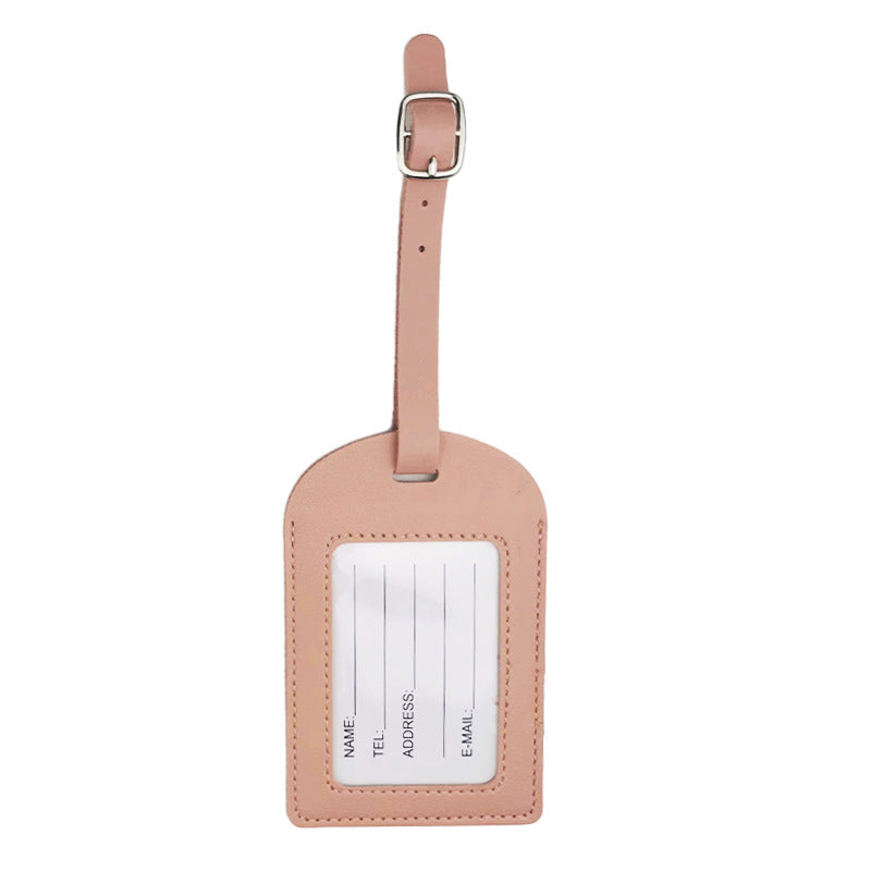 Premium Leather Luggage Tag Bowlift