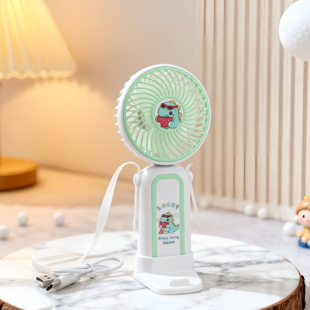 Women Portable Mini Handheld Fan with USB Charging Function Bowlift