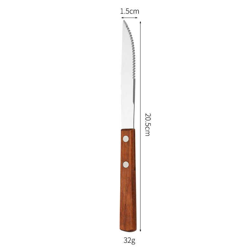 Dessert spoon with ergonomic wooden handle Bowlift