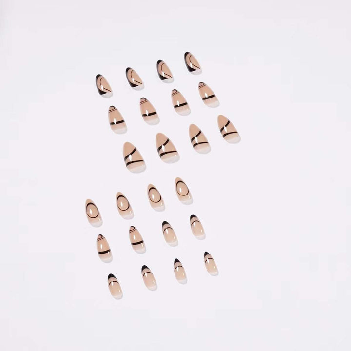 Artificial nails with elegant minimalist design Bowlift