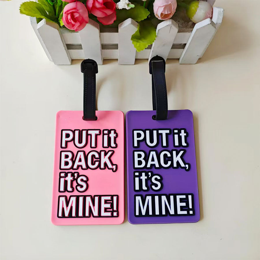 Unisex Playful Statement Luggage Identifier Bowlift