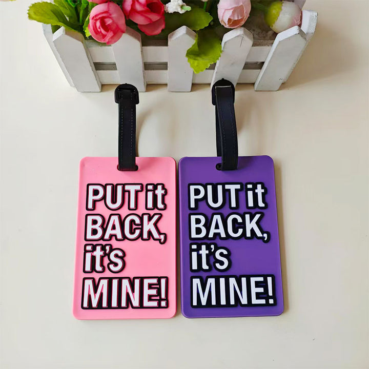 Unisex Playful Statement Luggage Identifier Bowlift