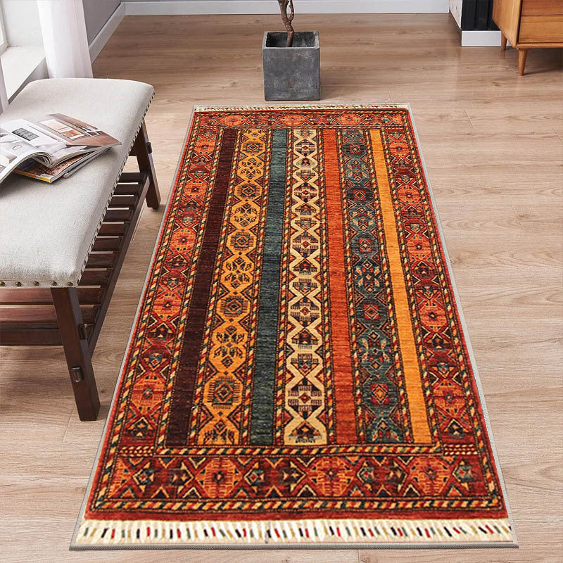 Vintage-Inspired Geometric Area Rug