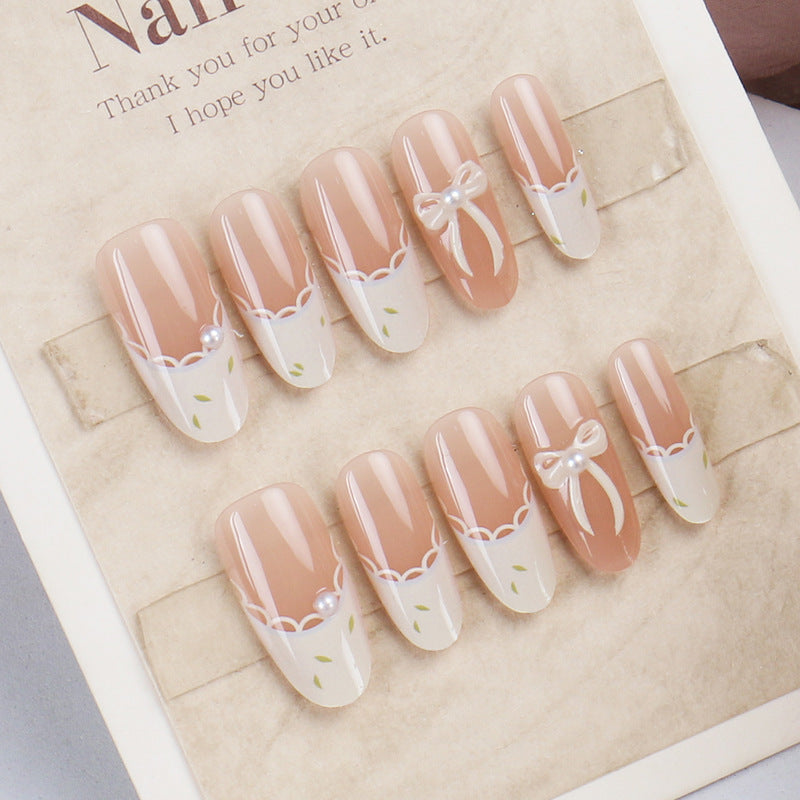Elegant Decorative Press-On Nails Bowlift