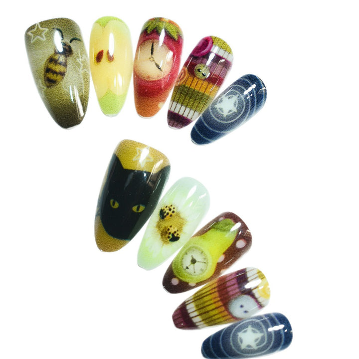 Artistic Themed Nail Art Extensions Bowlift
