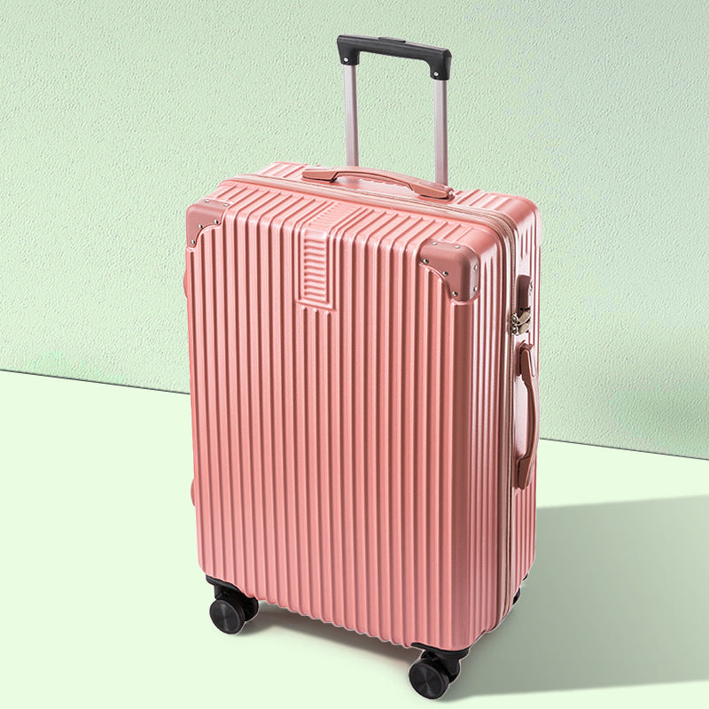 Heavy-Duty Ribbed Wheel Suitcase Bowlift