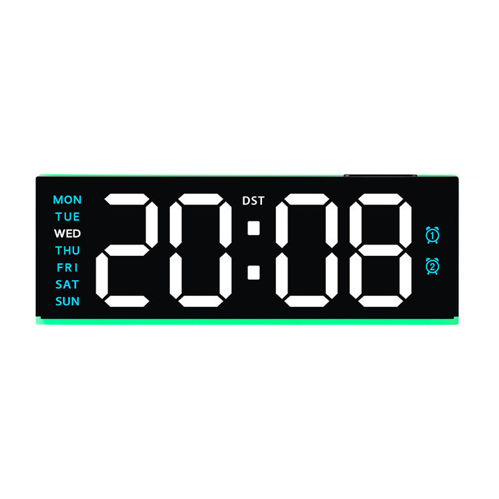 Digital Alarm Clock with Multifunctional Display Bowlift