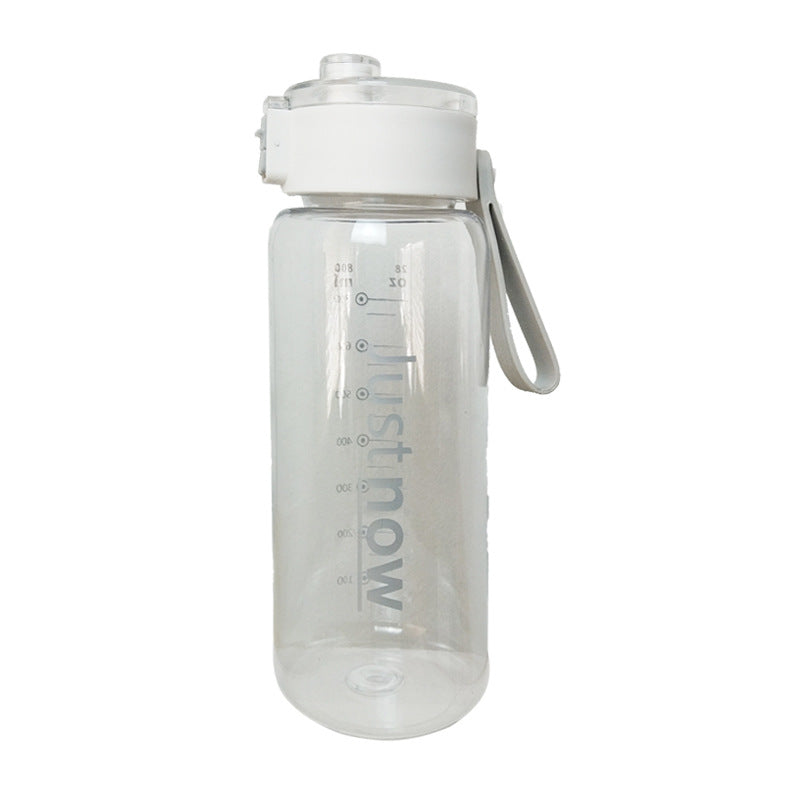 Unisex BPA-free water bottle with measuring scale Bowlift
