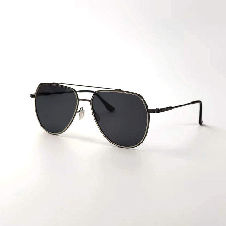 Men's elegant pilot sunglasses with polarizing lenses Bowlift