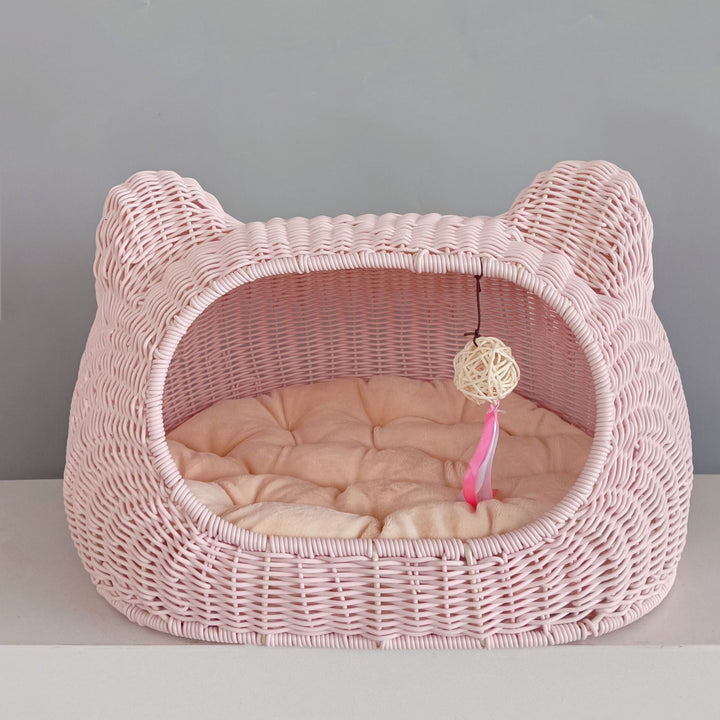 Cozy cat basket with ear design Bowlift