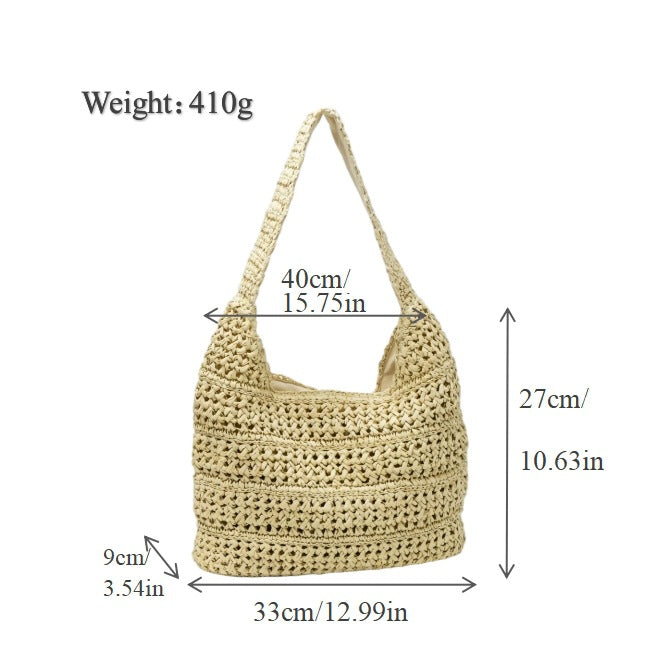 Handmade Macrame Hobo Bag Bowlift