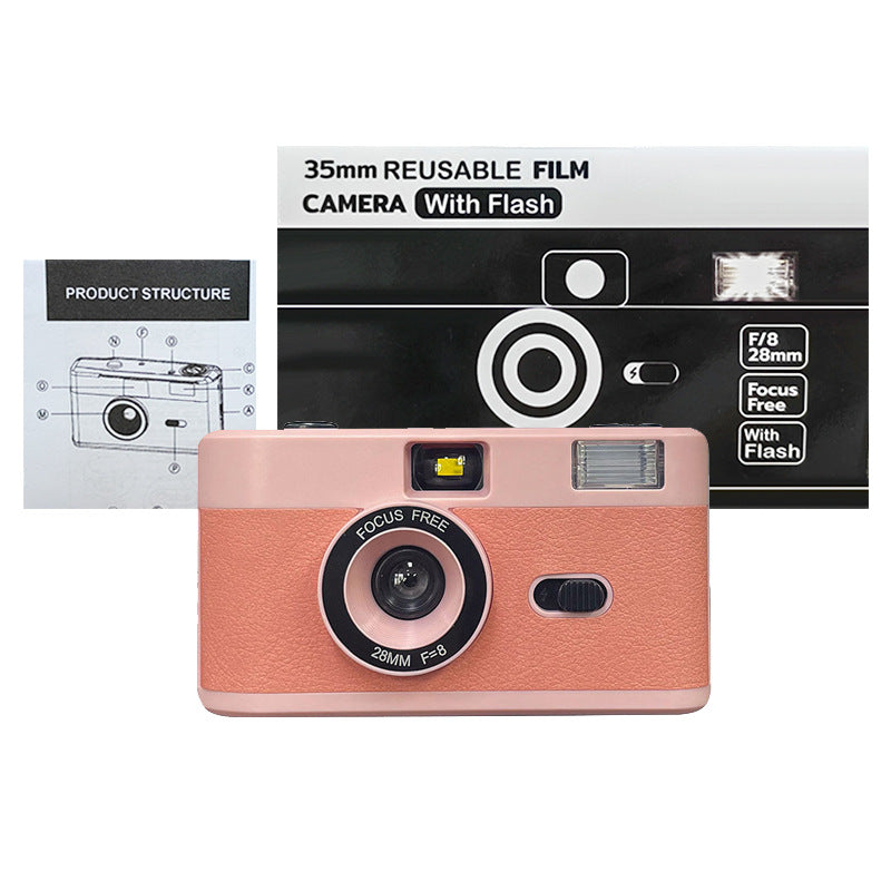 Reusable Film Camera with Flash Bowlift