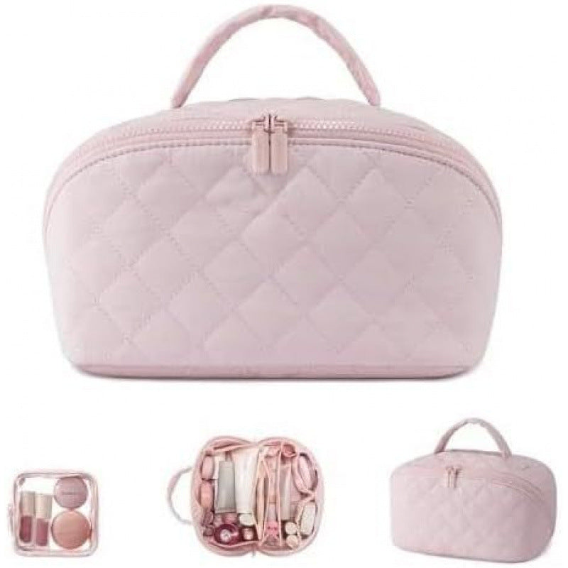 Cosmetic Storage Bag with Structured Design Bowlift