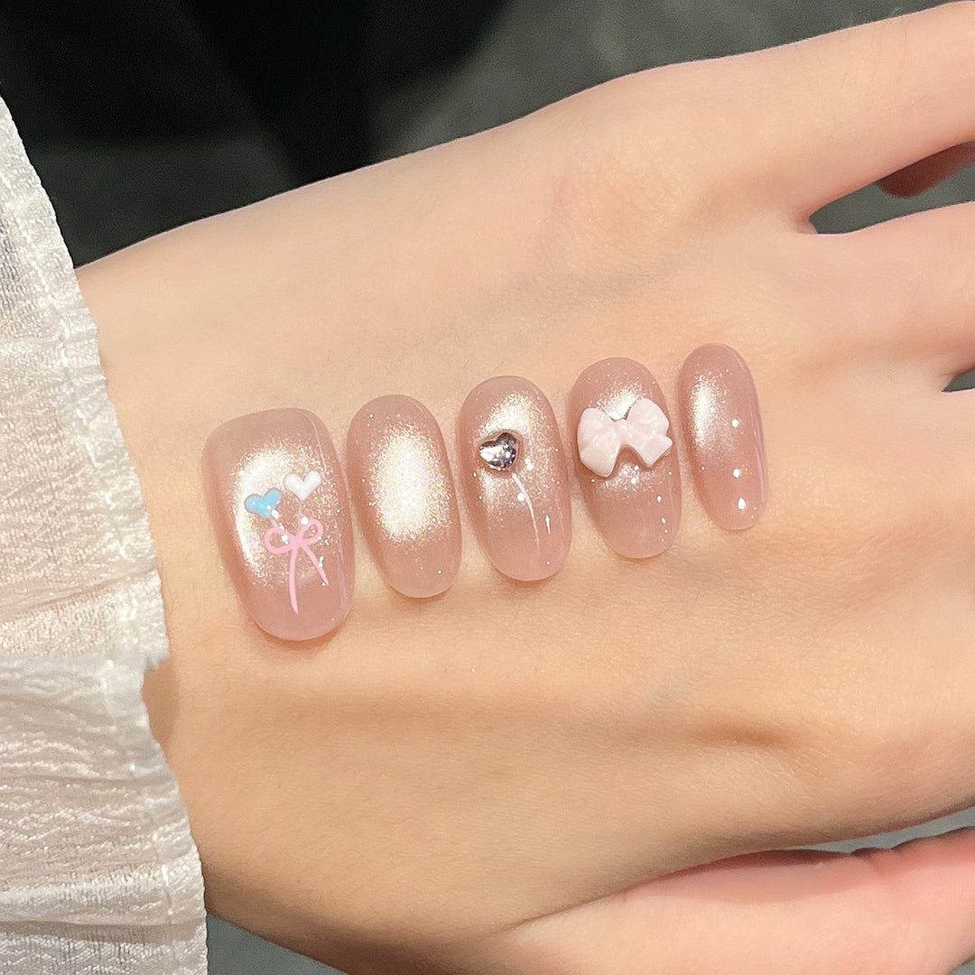 Decorative 3D Nail Art Extensions Bowlift