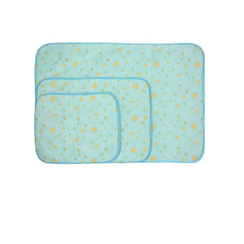 Unisex nan self-cooling pet cooling mat with pressure-activated gel core and non-slip bottom Bowlift