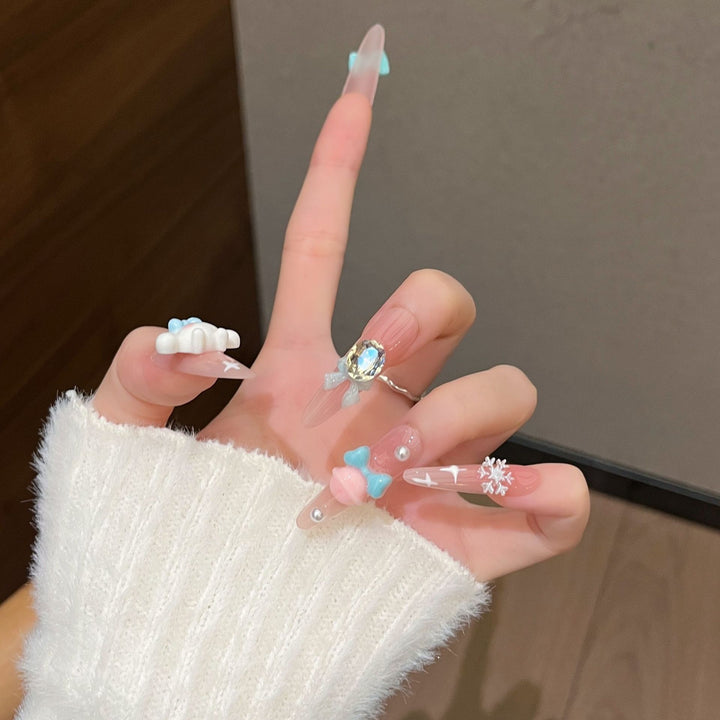 Decorative 3D Character Nail Art Set Bowlift