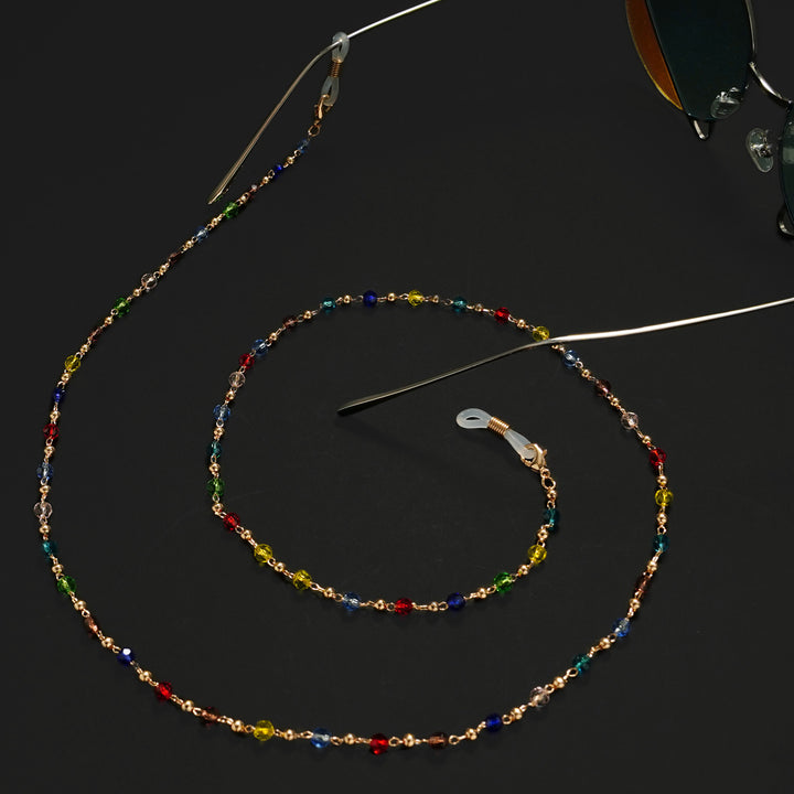 Artistic Colorful Beaded Eyewear Chain Bowlift