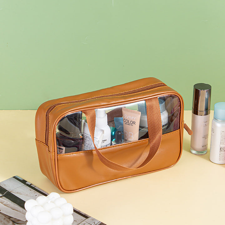 Cosmetic bag with transparent compartments Bowlift