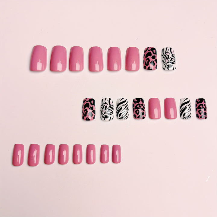 Fashionable animal motif artificial nails Bowlift