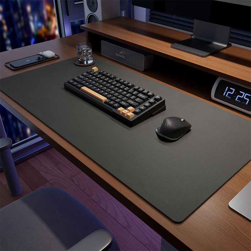 Extra-Large Leatherette Desk Mat and Extended Mouse Pad Bowlift